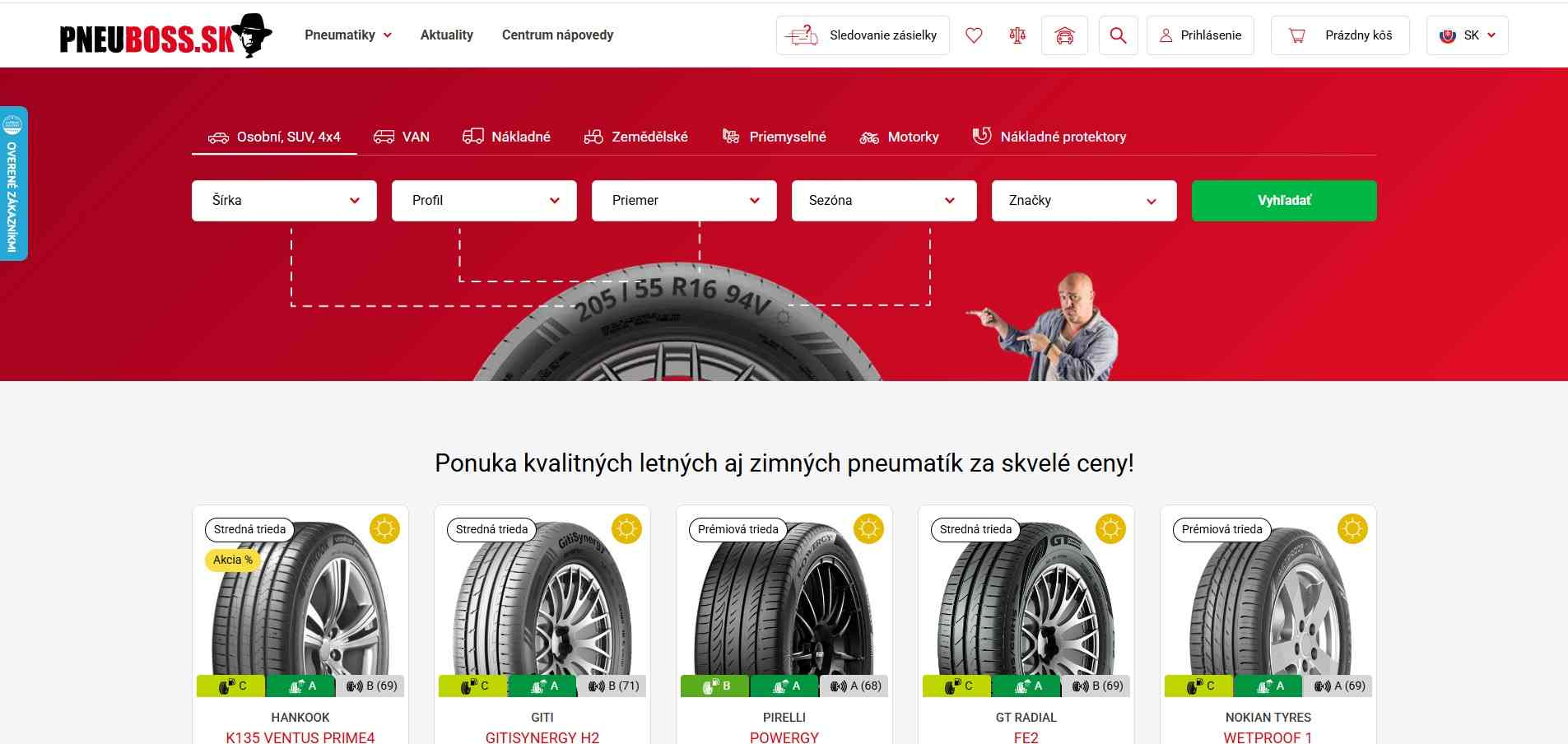 e-shop Pneuboss