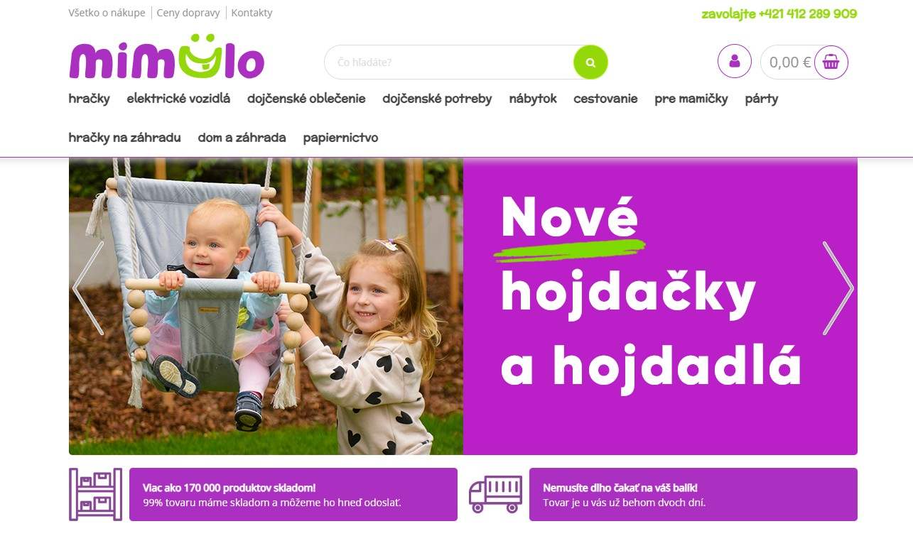 e-shop Mimulo