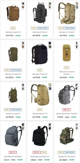 batohy na kemping a turistiku