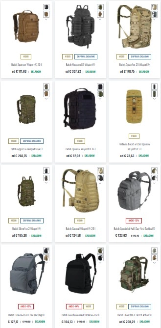 batohy na kemping a turistiku