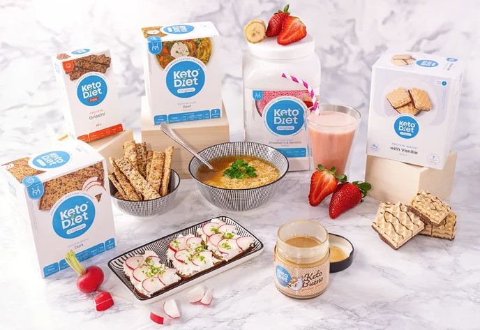 rôzne keto produkty