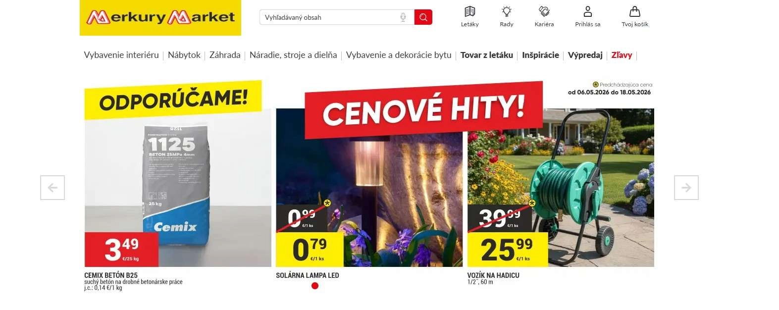 homepage Merkury Market nábytok záhrada náradie dekorácie