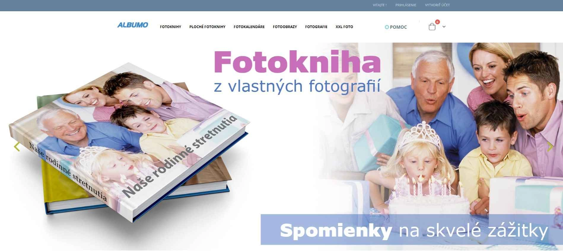 homepage Albumo fotoknihy fotokalendáre fotoobrazy fotografie