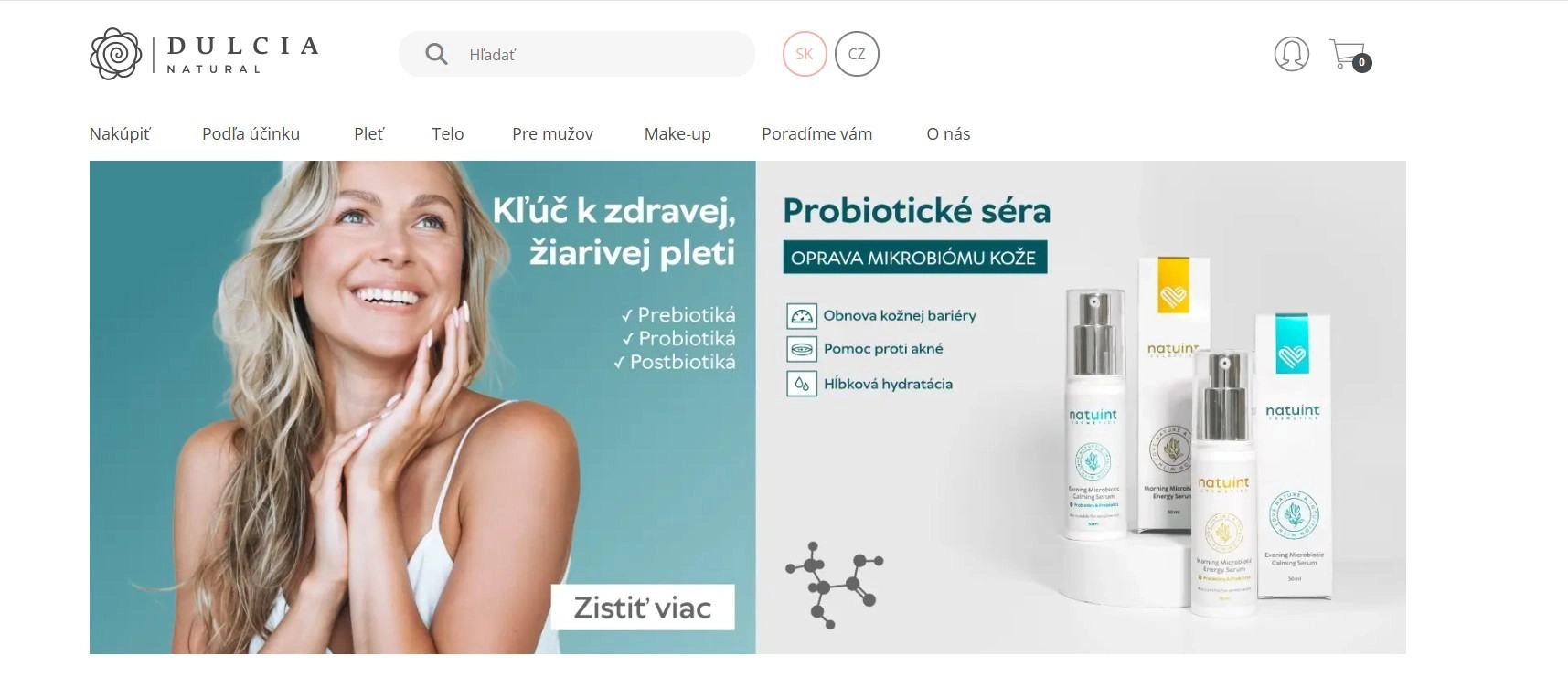homepage Dulcia prírodná kozmetika