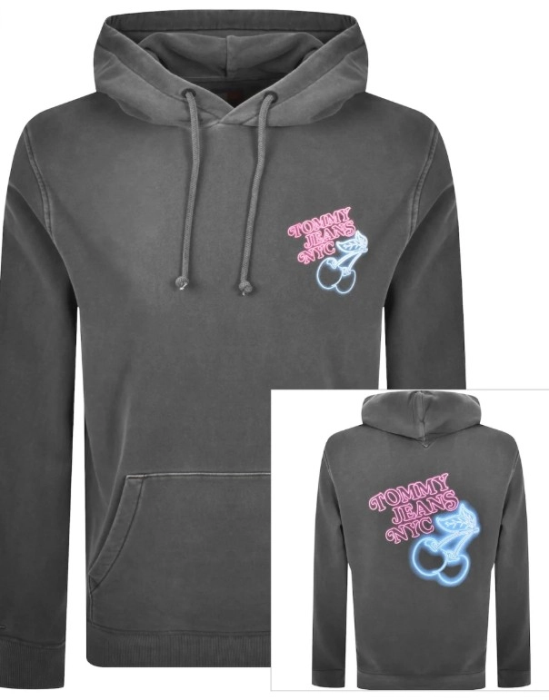 sivá pánska značková mikina