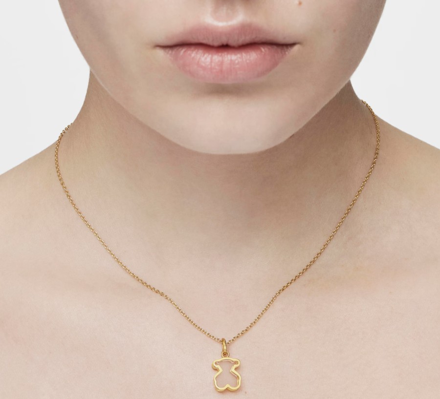 náhrdelník zo žltého striebra