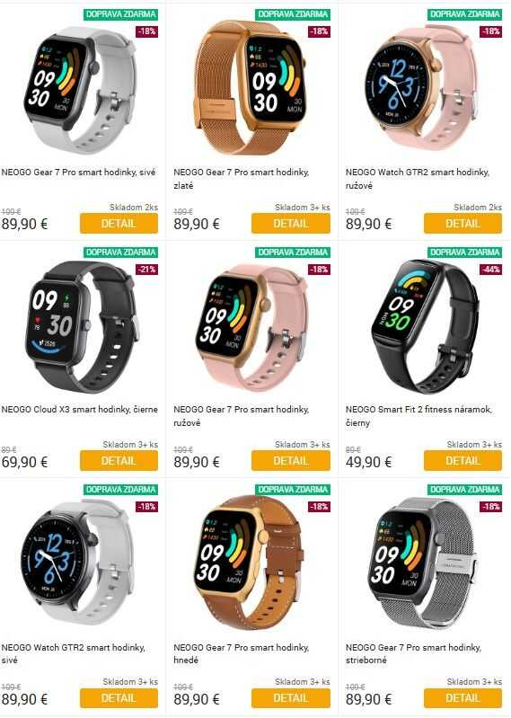 smart hodinky z e-shopu MobileGo