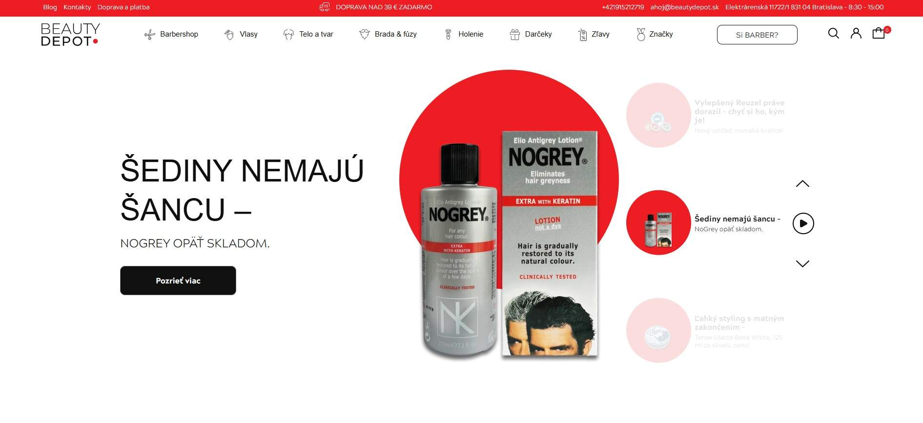 homepage BeautyDepot vlasy brada fúzy