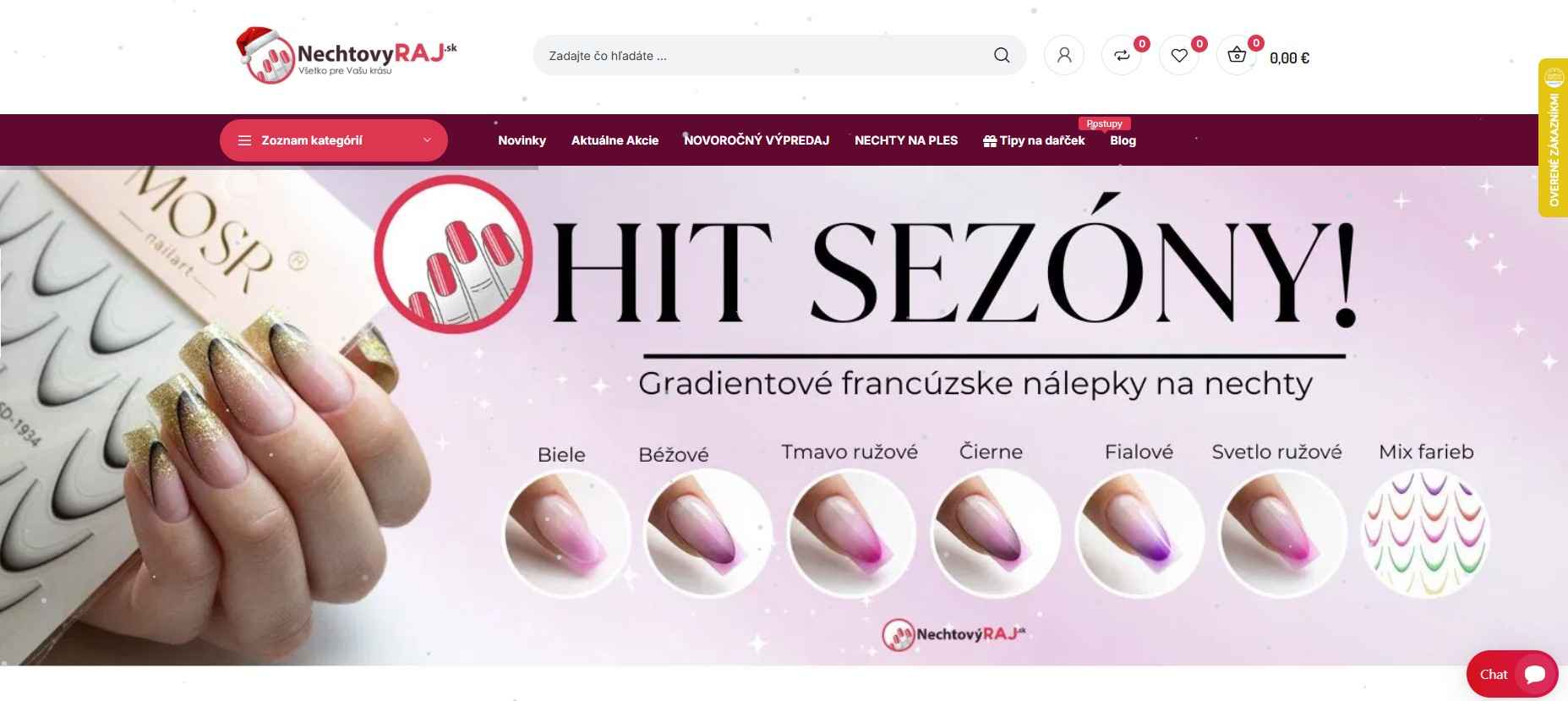 webová stránka nechtovyraj.sk