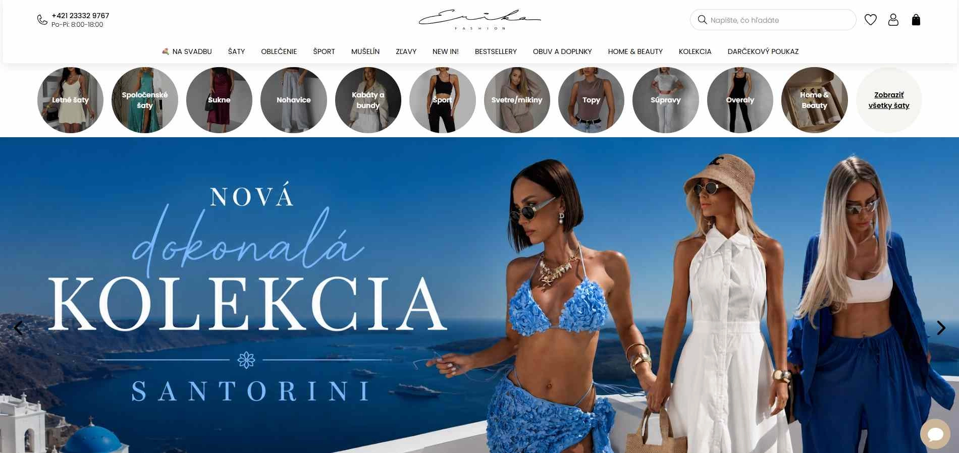 homepage Erika Fashion módne oblečenie