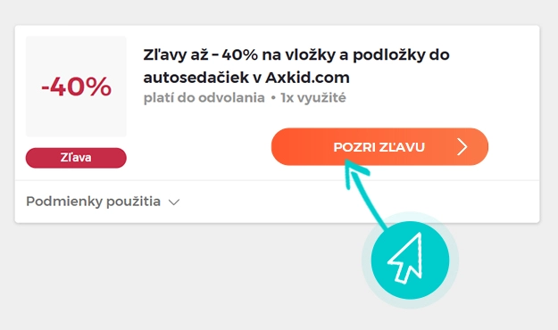 Ako využiť zľavy Axkid