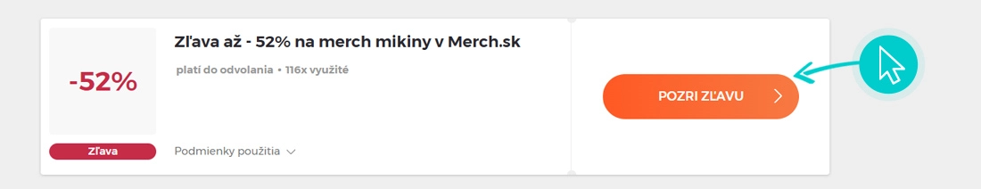 Ako využiť zľavy Merch
