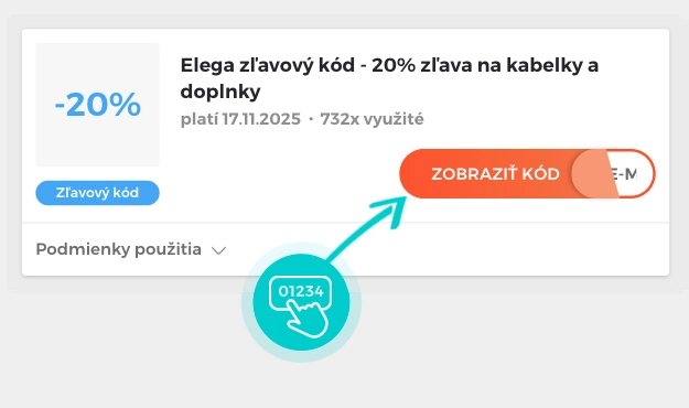 Ukážka zľavového kódu Elega