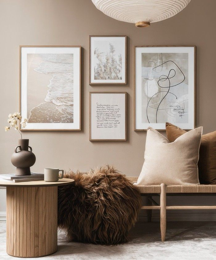 sada plagátov s prírodným motívom