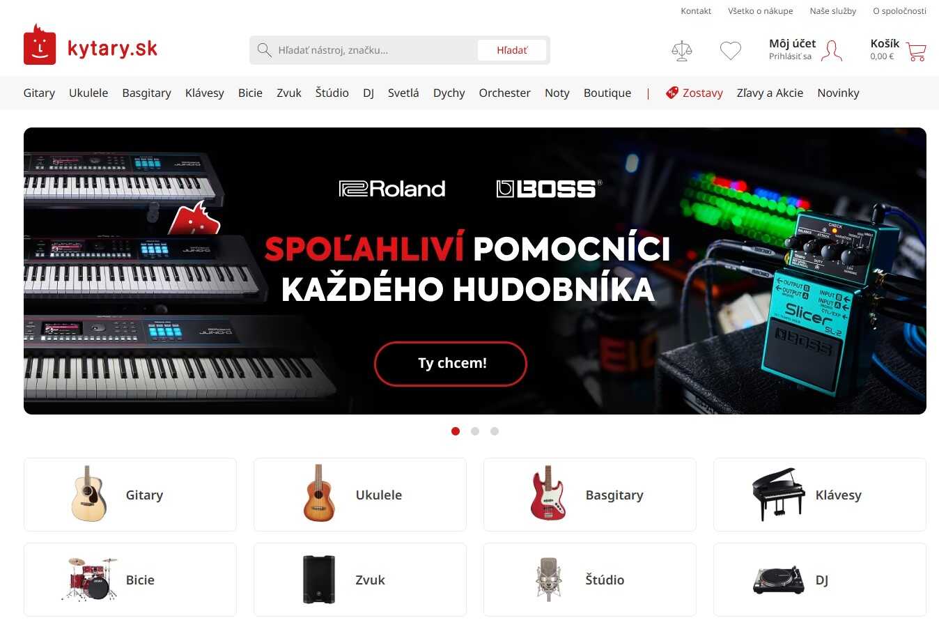e-shop Kytary.sk