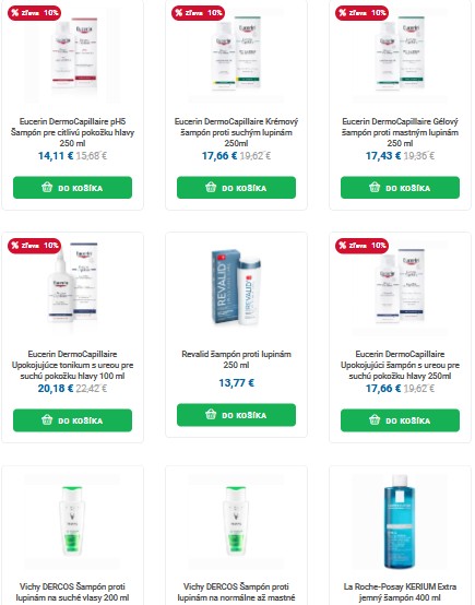vlasová kozmetika z e-shopu Lieky24