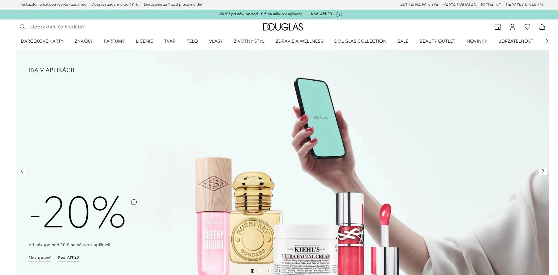 homepage Douglas parfumy dekoratívna kozmetika zdravie a wellness