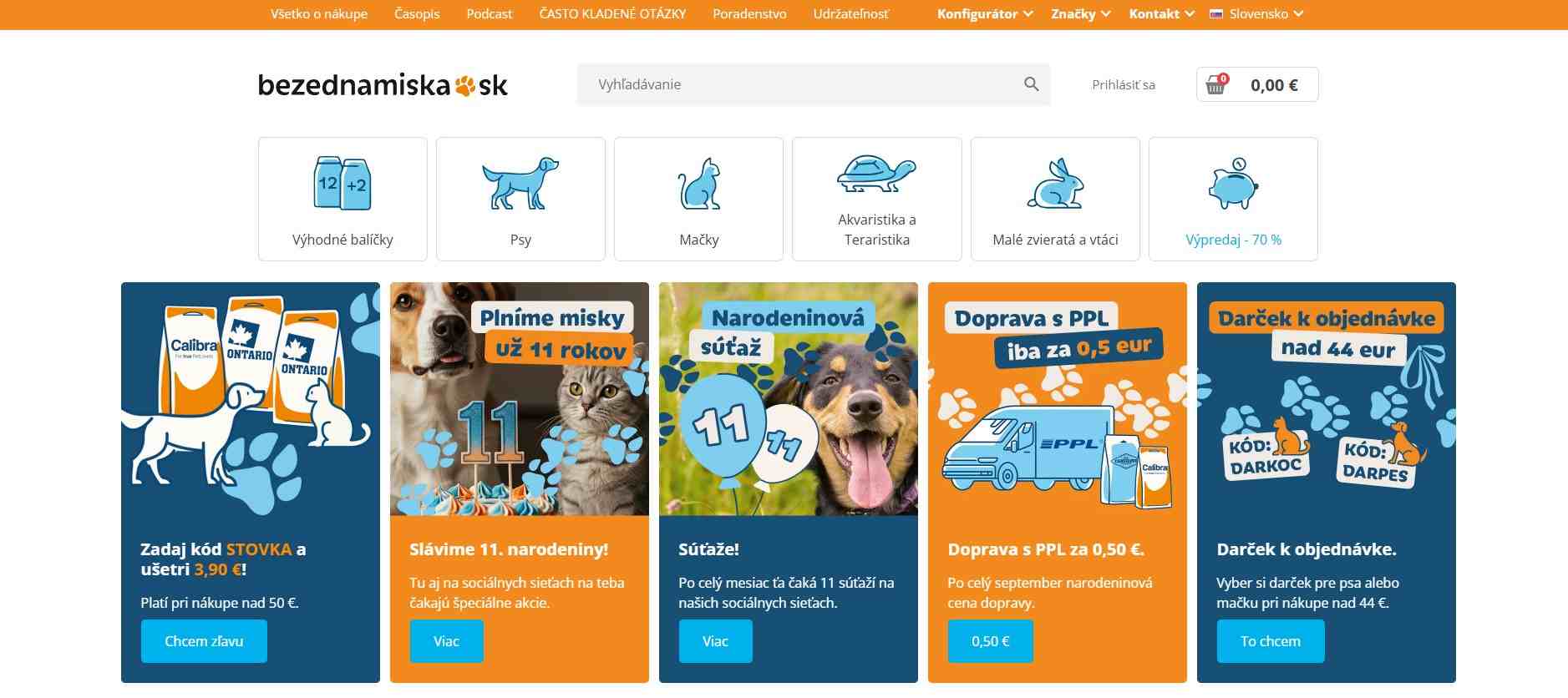 homepage Bezednámiska krmivo pre rôzne zvieratá