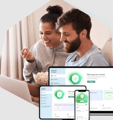 žena a muž, produkty od Kaspersky