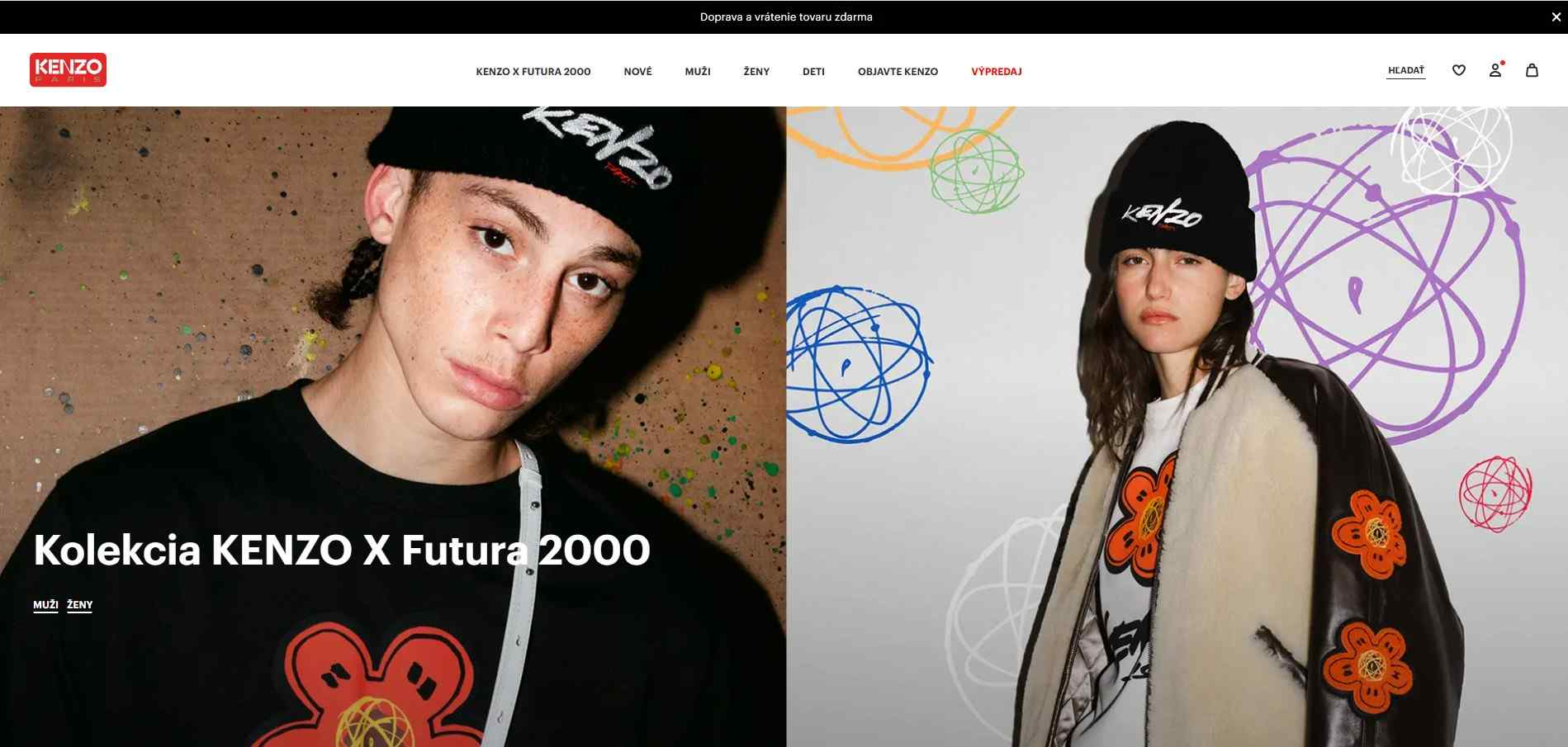 homepage Kenzo kolekcia