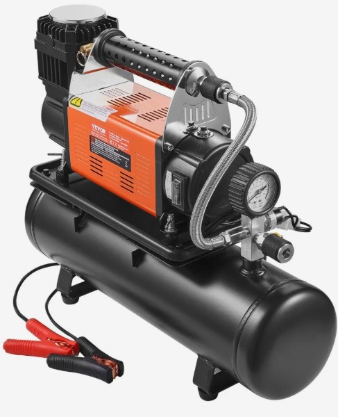 čierny vzduchový kompresor