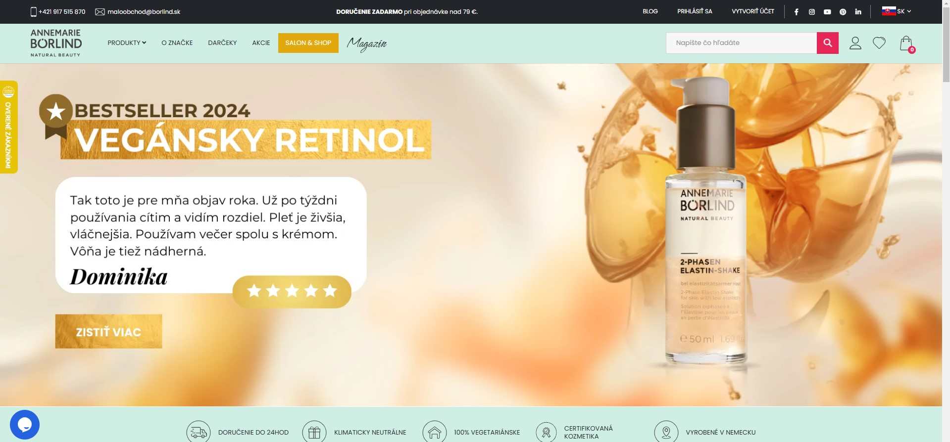 e-shop Annemarie Börlind
