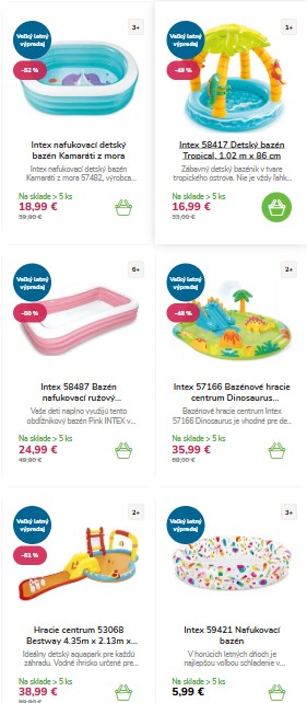 bazény pre deti