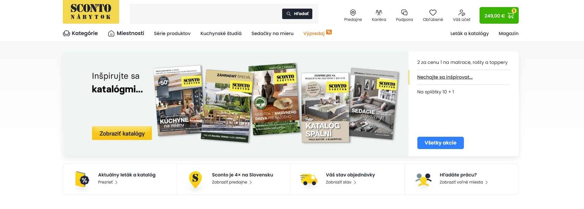 homepage Sconto s katalógmi na nábytok