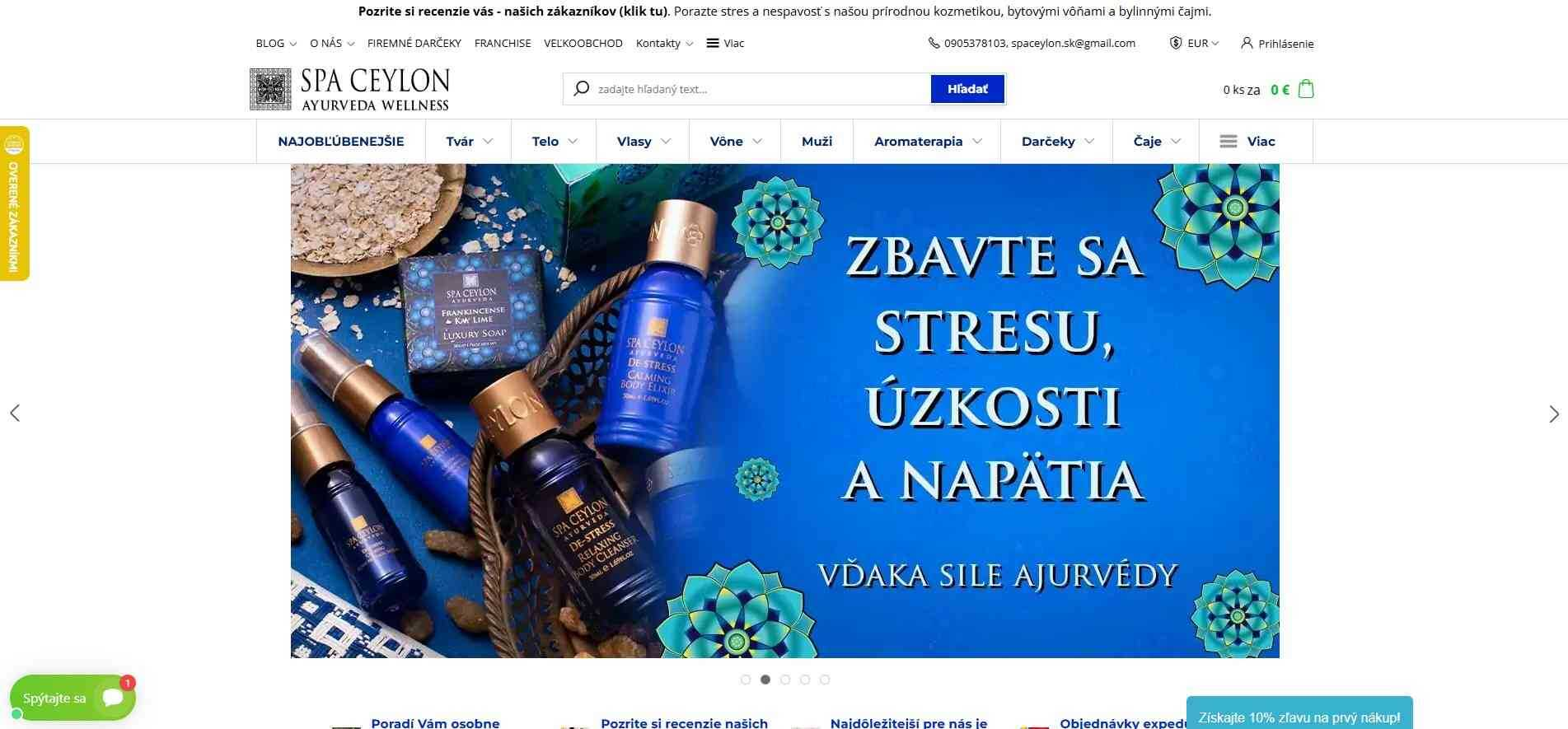 e-shop Spa Ceylon