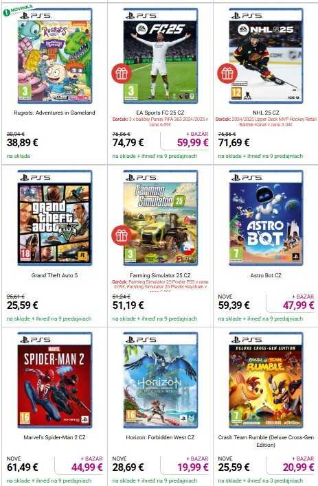 hry na playstation z e-shopu Pgs
