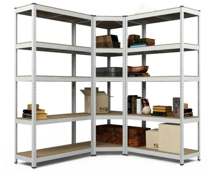 rohová regálová zostava