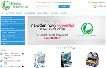 Planetaziaroviek.sk eshop