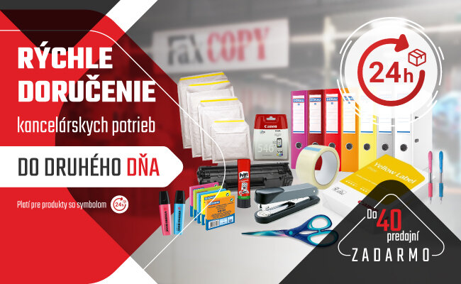 doručenie do 24 hodín, e-shop FaxCOPY