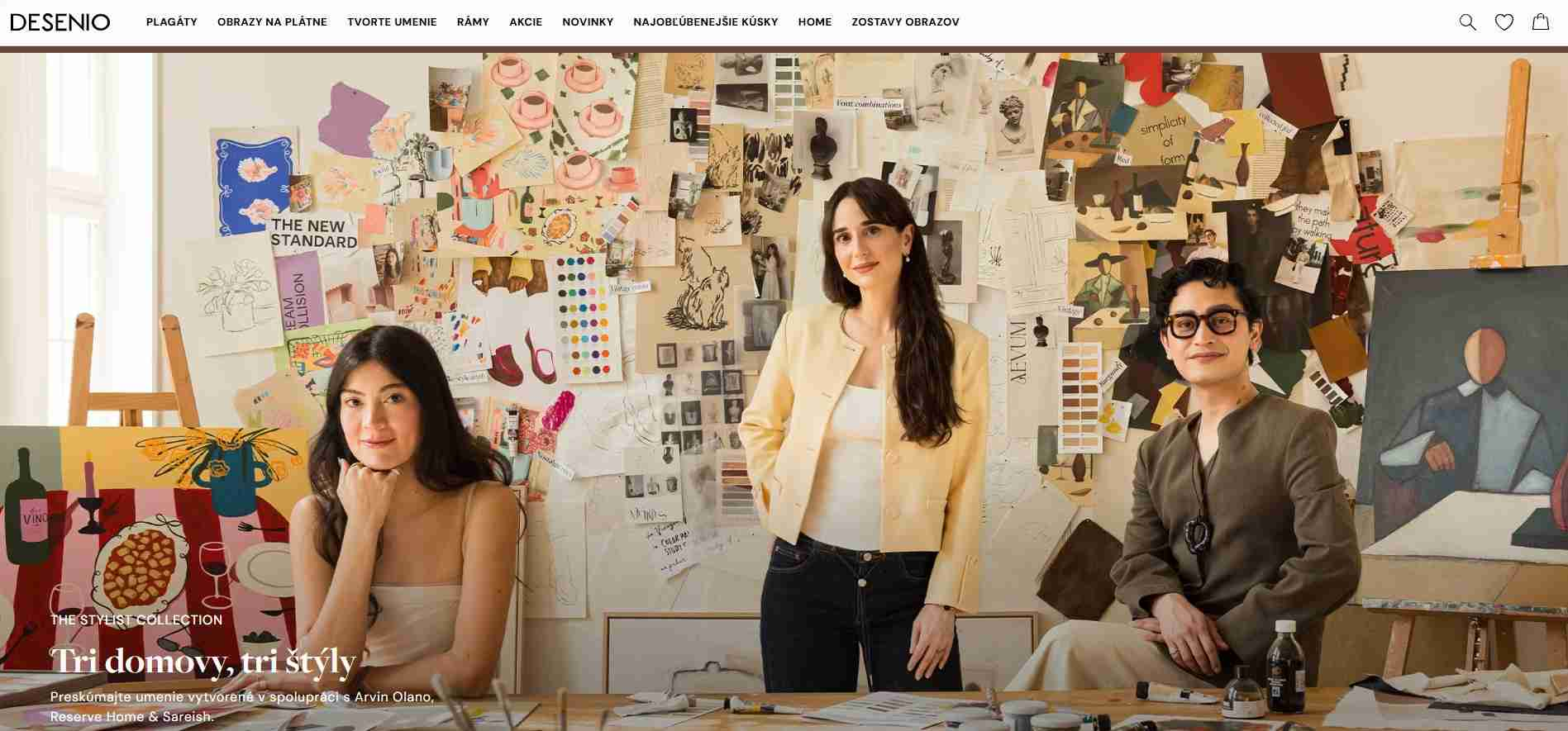 homepage Desenio plagáty, obrazy na plátne