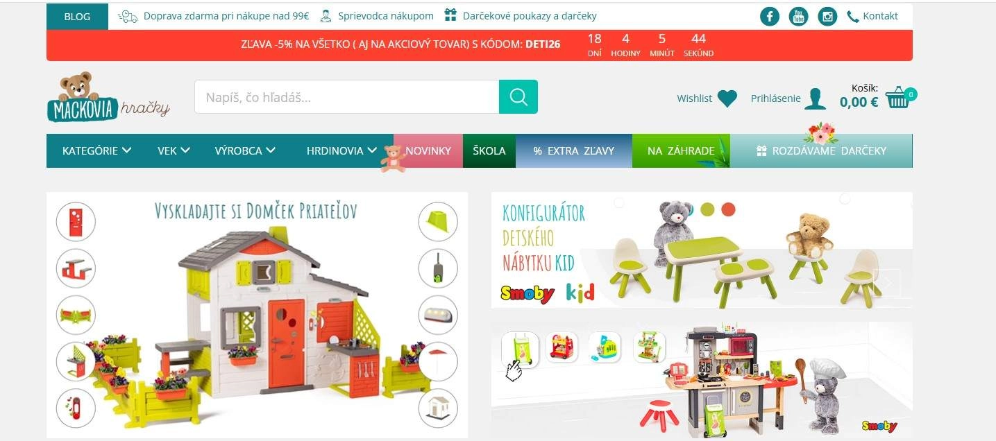 homepage MackoviaHračky hračky pre deti