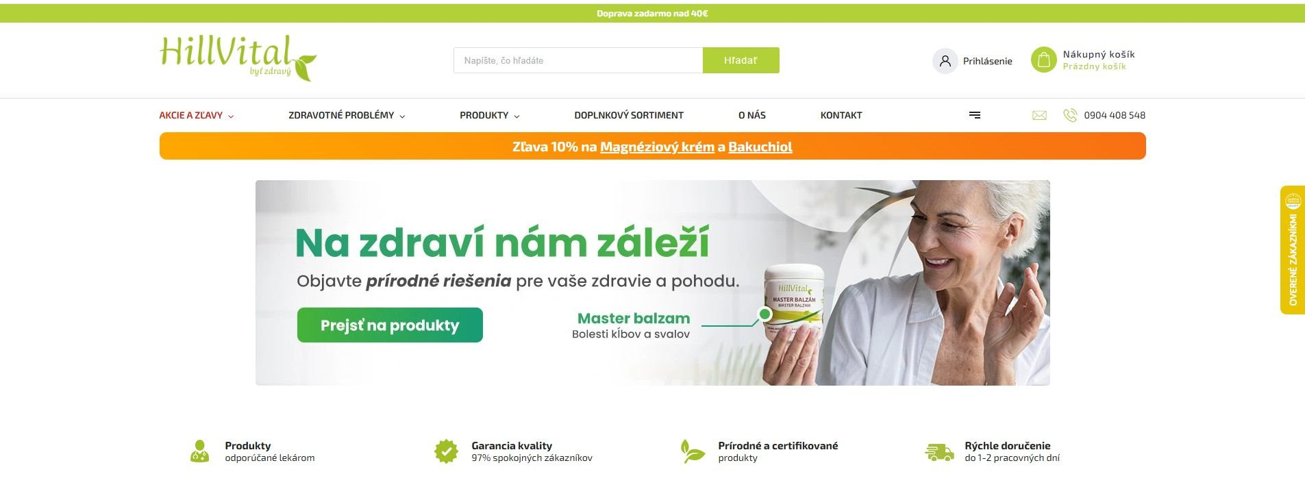 e-shop Hill Vital