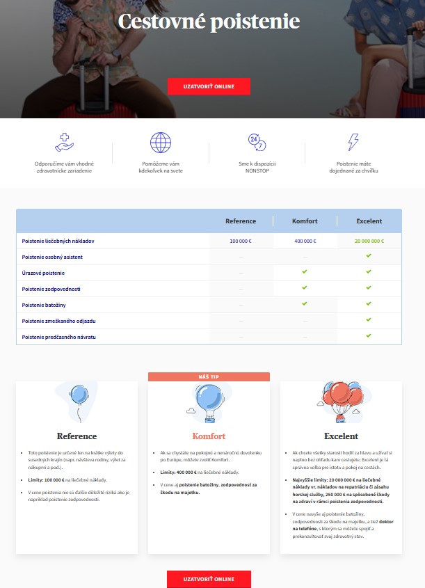 cestovné poistenie od AXA Assistance