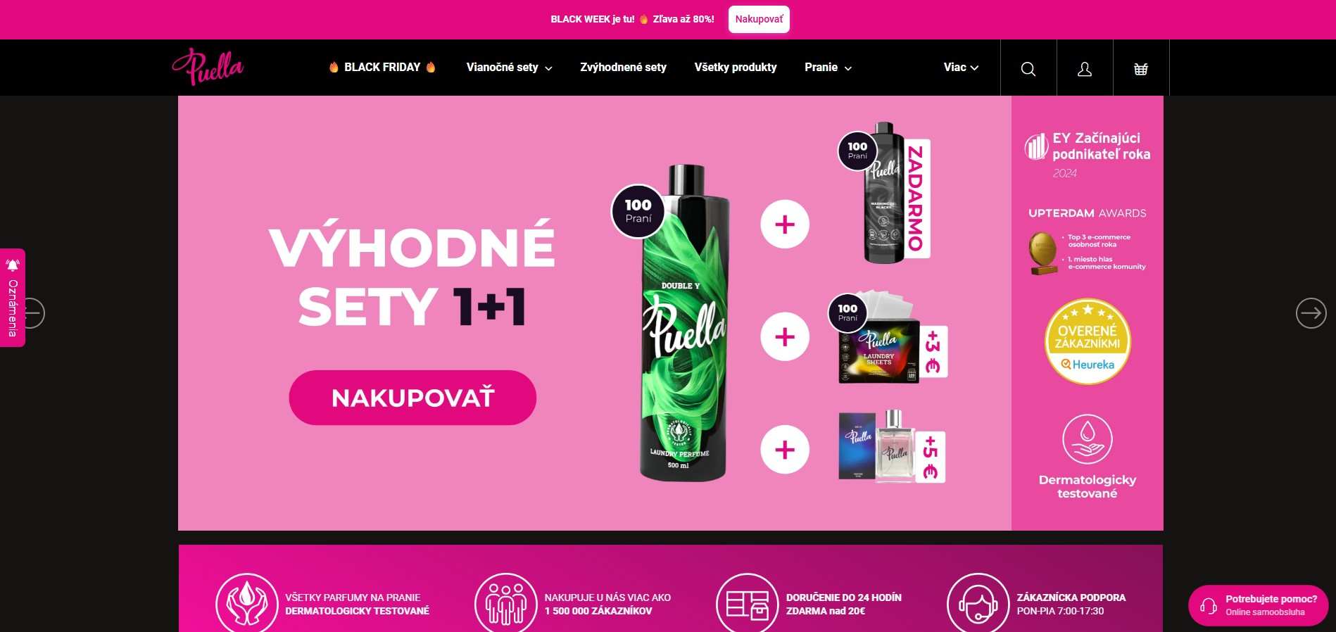 homepage Puella parfumy na pranie vône do bytu kozmetika