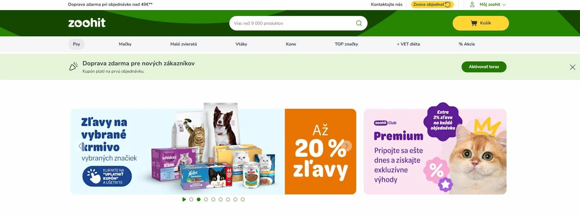 homepage Zoohit chovateľské potreby