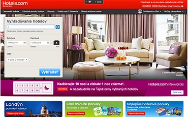 Hotels.com dovolenky