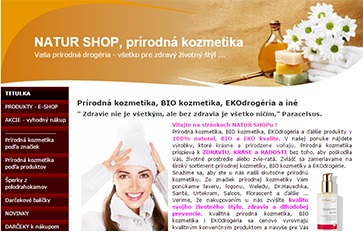 Naturshop.sk eshop