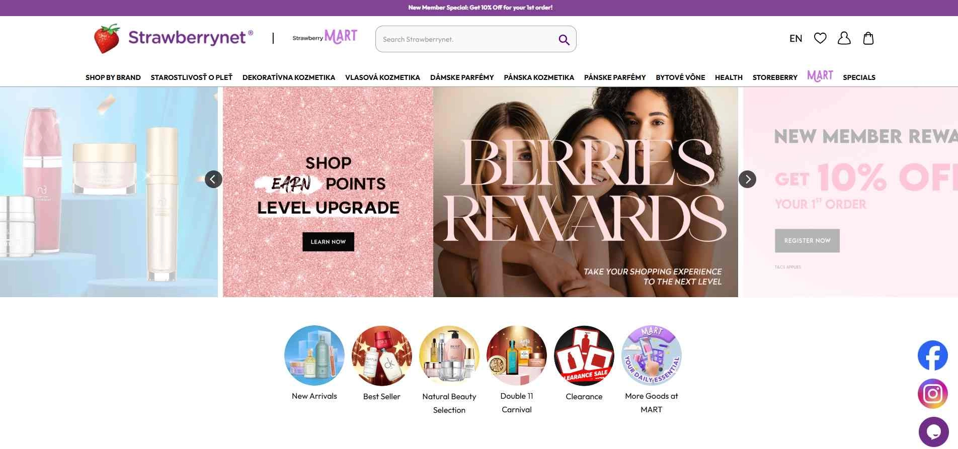 homepage Strawberrynet starostlivosť o pleť dekoratívna kozmetika vlasová kozmetika