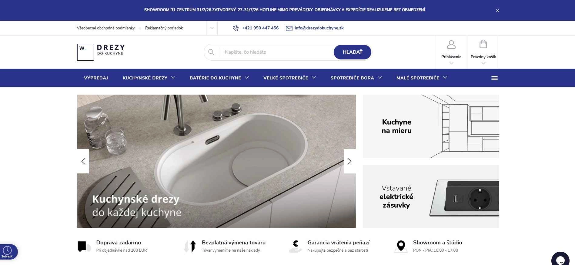 homepage Drezydokuchyne kuchynské drezy batérie veľké spotrebiče