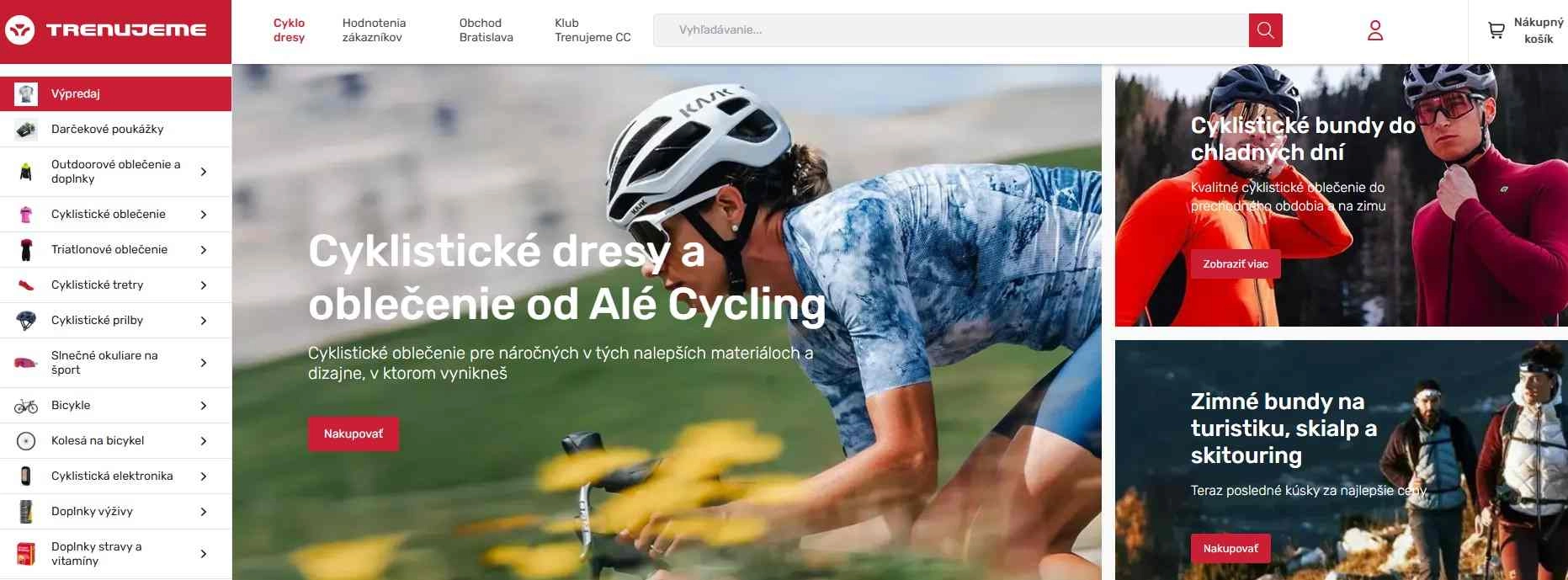 homepage Trenujeme cyklistické vybavenie a doplnky