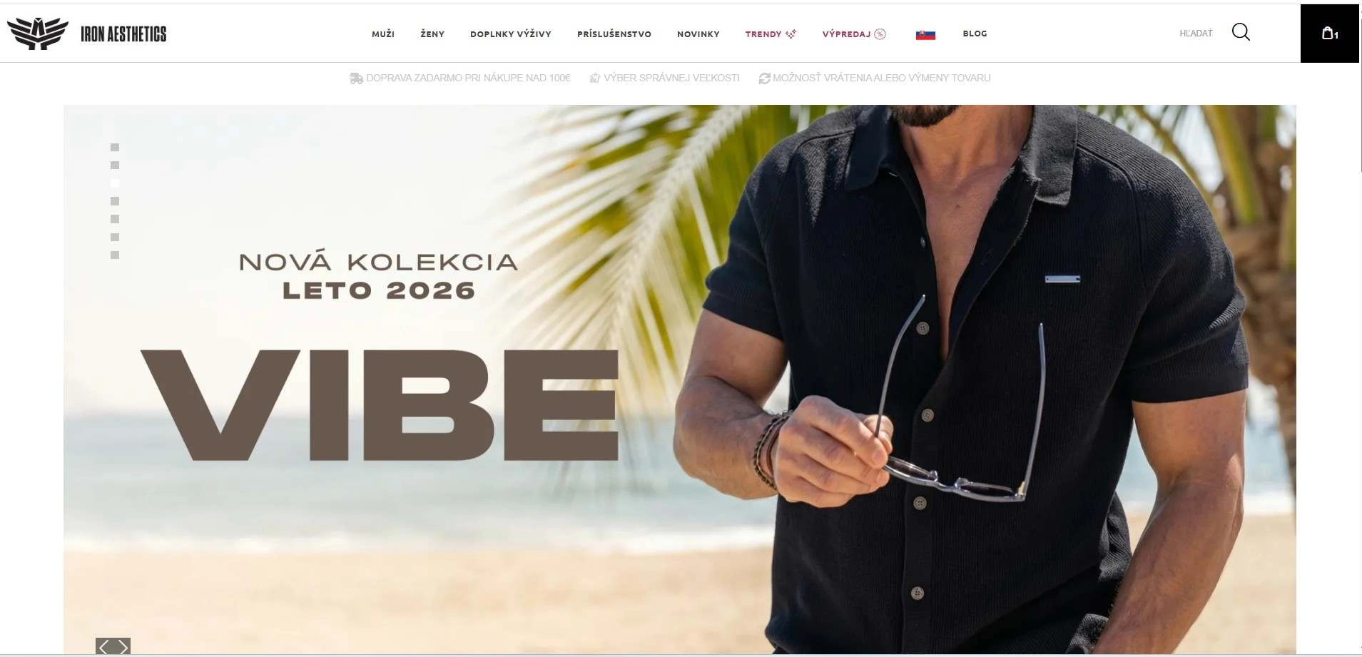 homepage Iron Aesthetics letná kolekcia