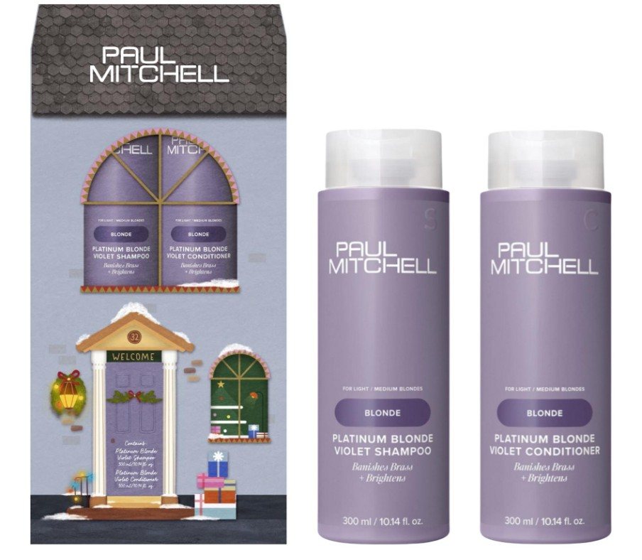 darčeková sada vlasovej kozmetiky pre blond a melírované vlasy