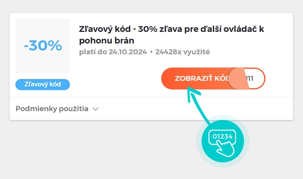 Ukážka zľavového kódu Satelity.Ellano