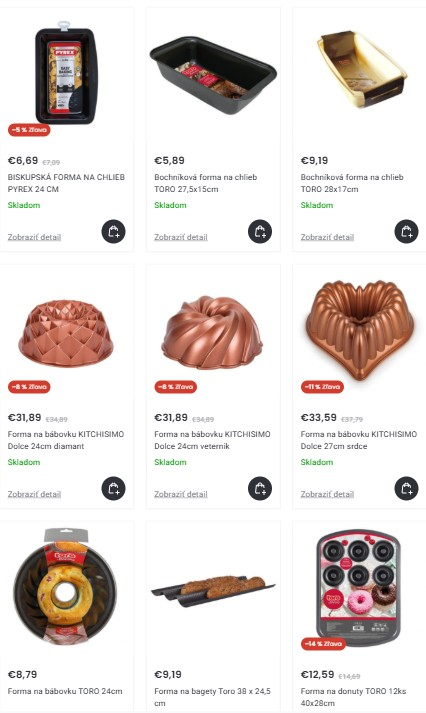 formy na pečenie z e-shopu Kitos