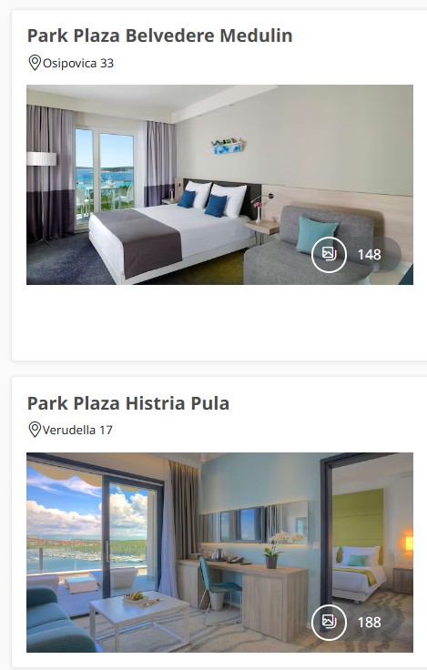 hotely pri Jadranskom mori