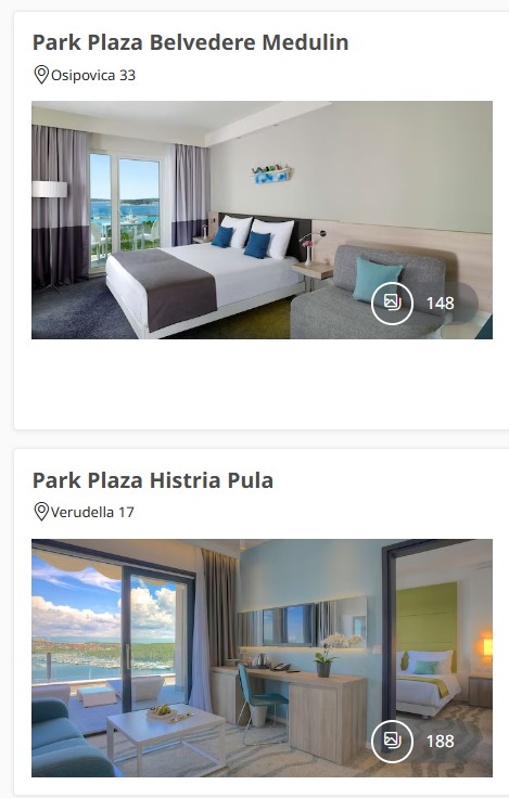 hotely pri Jadranskom mori